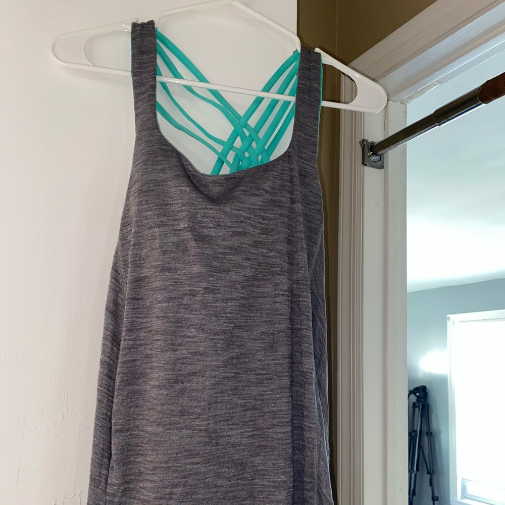 Authentic Lululemon tank top with sports bra